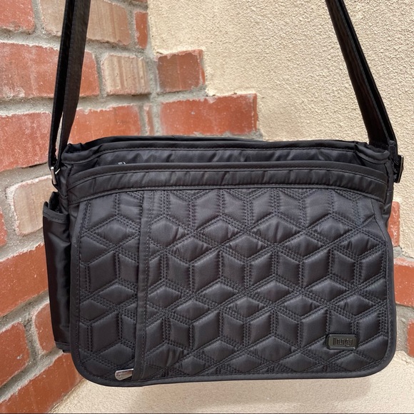 🆕Lug Wings Crossbody RFID Travel Bag | Black - Picture 3 of 16